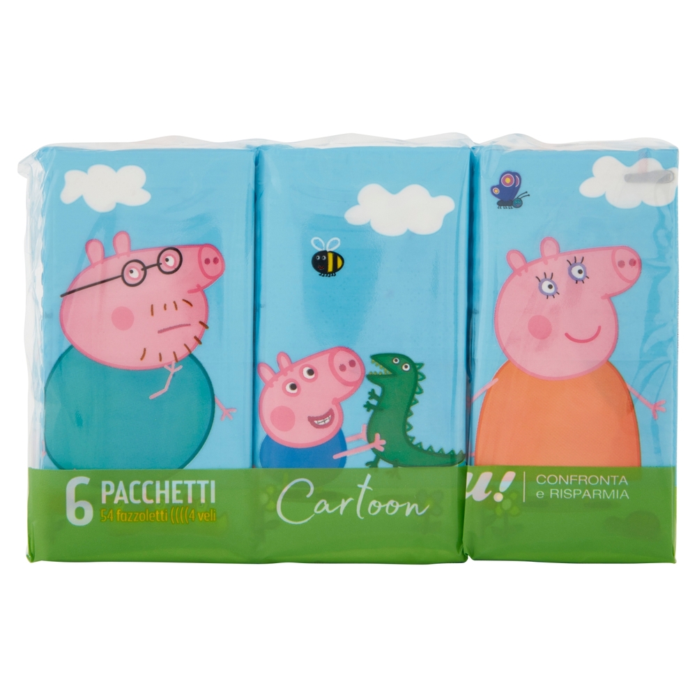 6 Pacchetti di Fazzoletti Decorati 4 Veli U! Confronta e Risparmia